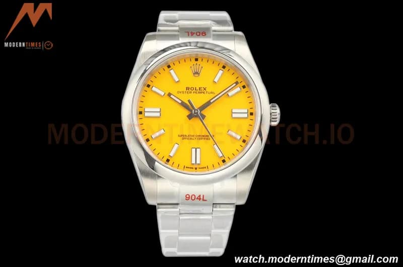 Rolex - Oyster Pert. 41mm 124300 SS/SS Yellow EWF A3230