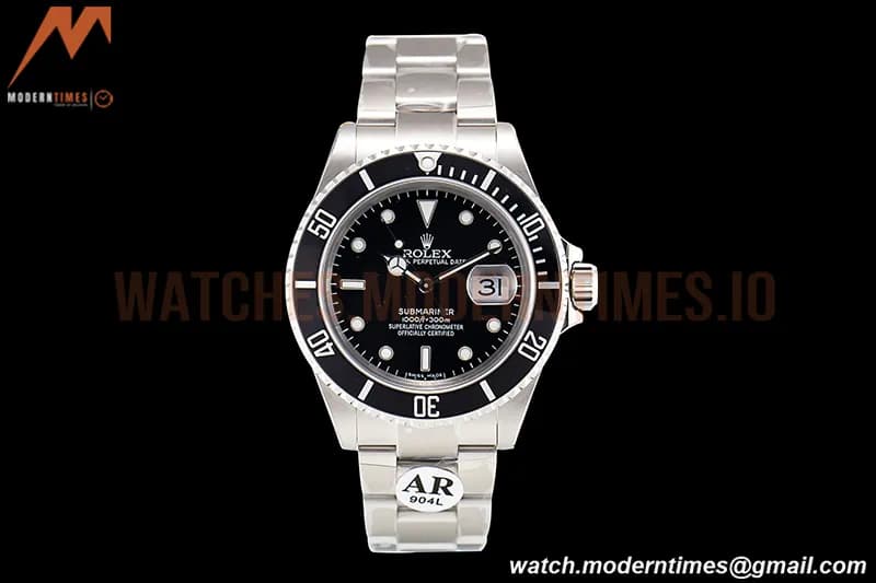 Rolex - Submariner 16610LN 904L SS/SS Black ARF V2 SH3135