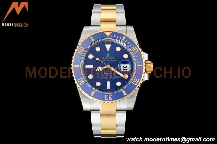 Rolex - Submariner 40mm 116613LB 904L YG/SS Blue VSF VS3135