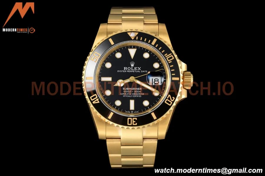 Rolex - Submariner 41mm 126618LN 904L YG/YG Black VSF VS3235