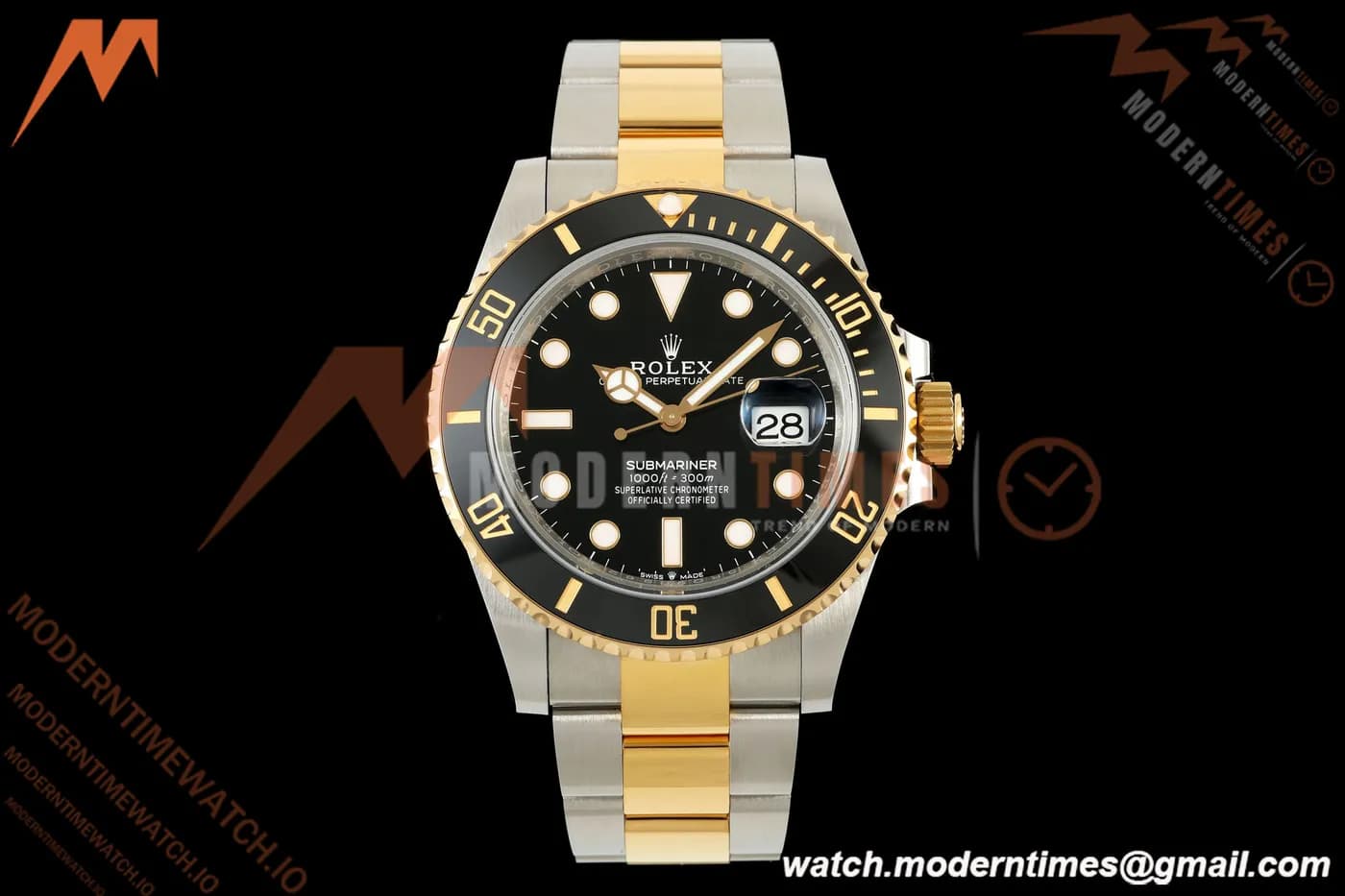 Rolex - Submariner 41mm 126613LN Gain Weight 904L YG/SS Black VSF V2 VS3235