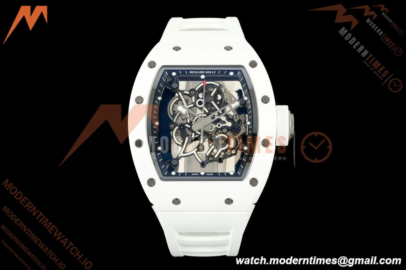 Richard Mille - RM055 Bubba Watson White Ceramic Wht/RU Skeleton ZF RMUL2