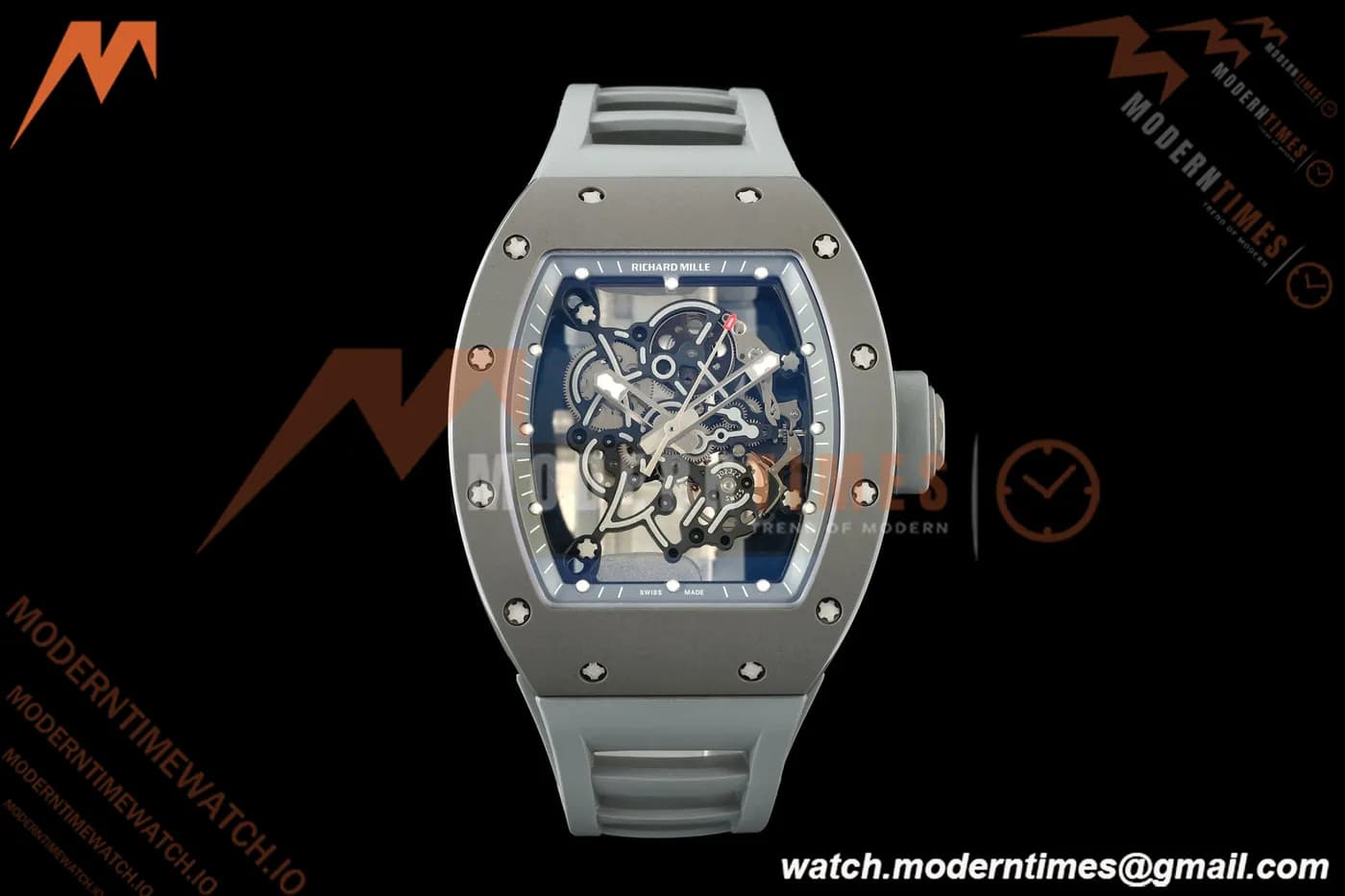 Richard Mille - RM055 Bubba Watson Boutique Grey CER/RU Grey Skeleton MLF RMUL2