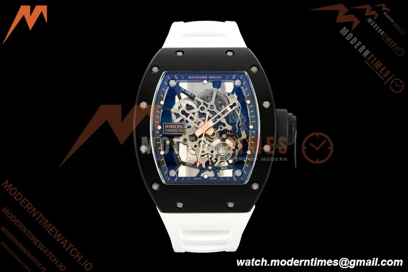Richard Mille - RM035 Americas Rafael Nadal "Black Toro" CER/RU Blk/Ske Sonic RMUL1