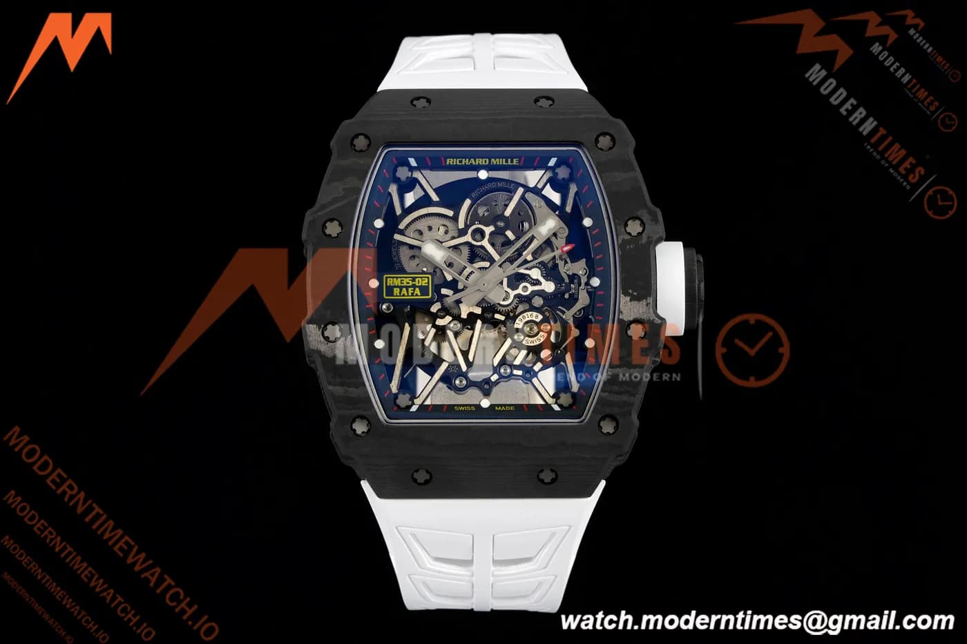 Richard Mille - RM35-02 Rafael Nadal Blk/Wht/Wht FC/VRU ZF V7 RMAL1