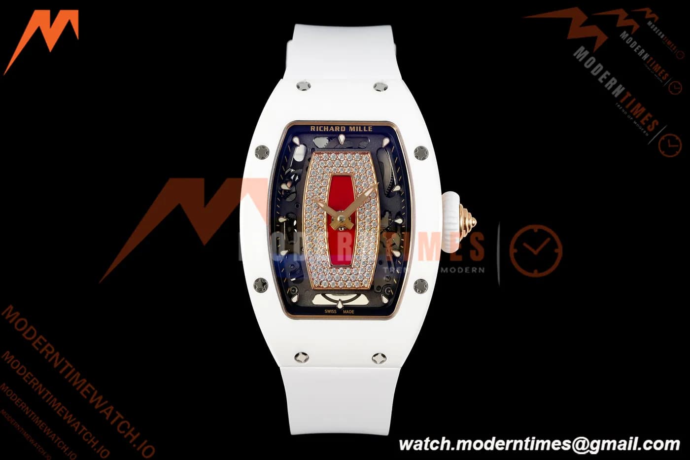 Richard Mille - RM07-01 White Ceramic CER/RU Red Onyx ZF Asian CRMA2