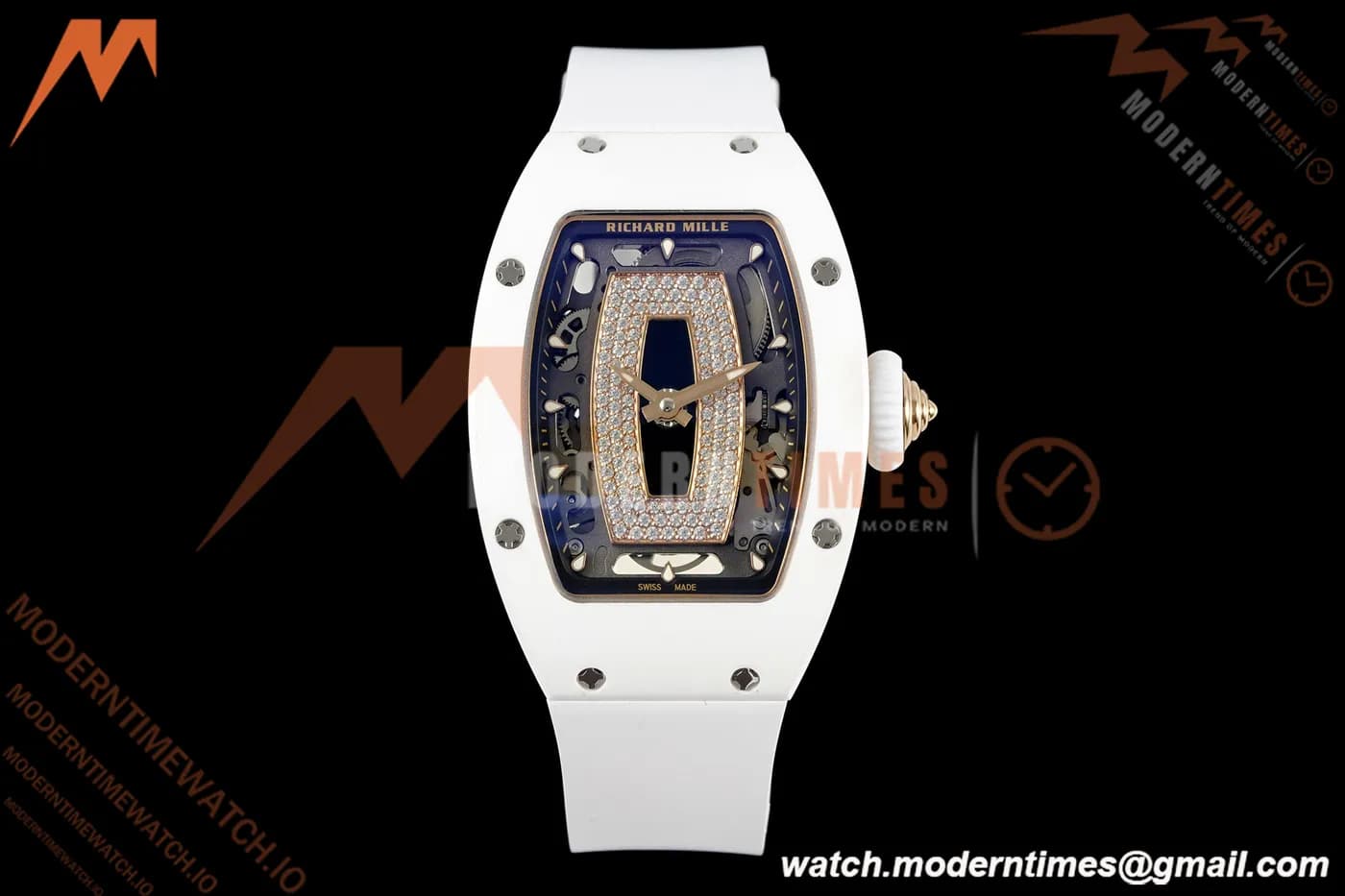 Richard Mille - RM07-01 White Ceramic CER/RU Black Onyx ZF Asian CRMA2
