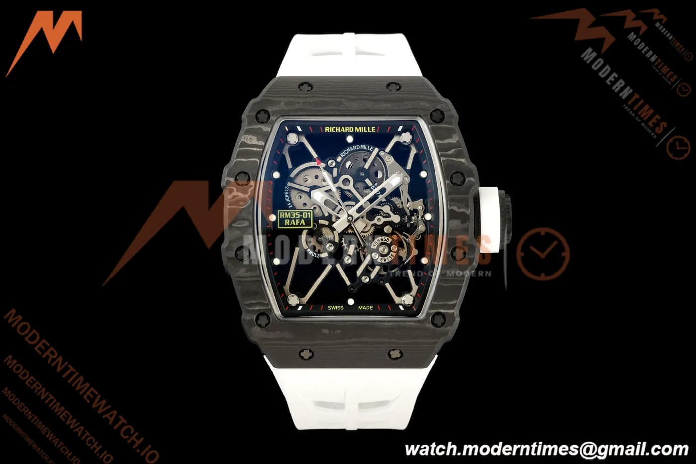 Richard Mille - RM35-01 Rafael Nadal Blk/Wht/Wht NTPT M1F RMUL3