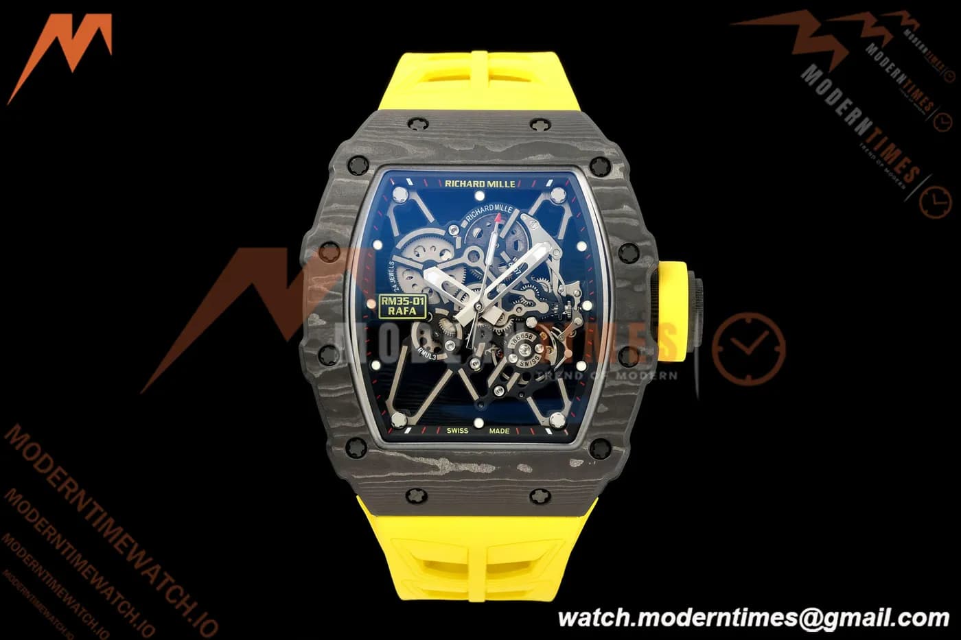 Richard Mille - RM35-01 Rafael Nadal Blk/Yelw/Yelw NTPT M1F RMUL3