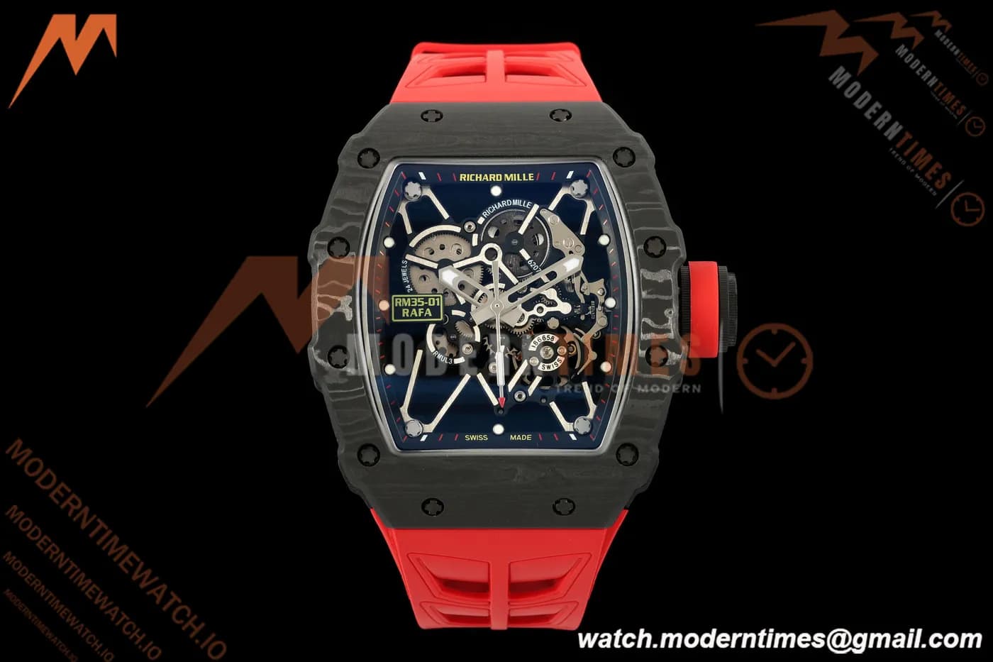 Richard Mille - RM35-01 Rafael Nadal Blk/Red/Red NTPT M1F RMUL3