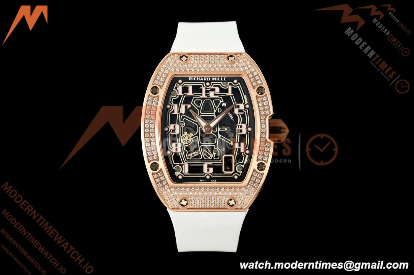 Richard Mille - RM67-01 Dia RG/Wht RU Skeleton Dial AVF CRMA6