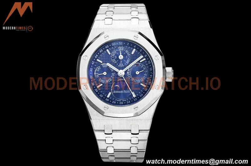 Audemars Piguet - Royal Oak Perpetual Calendar 26574ST SS/SS D-Blue BBRF A5134