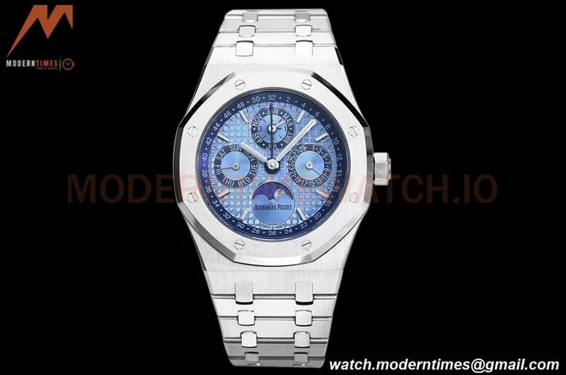 Audemars Piguet - Royal Oak Perpetual Calendar 26574PT SS/SS Blue BBRF A5134