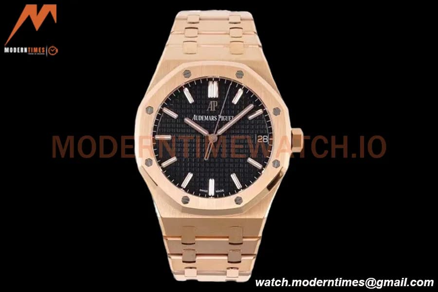 Audemars Piguet - Royal Oak 15500OR 41mm RG/RG Black V2 ZF MY9015