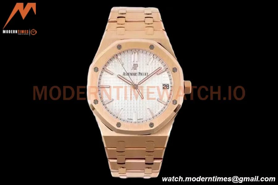 Audemars Piguet - Royal Oak 15500OR 41mm RG/RG White V2 ZF MY9015