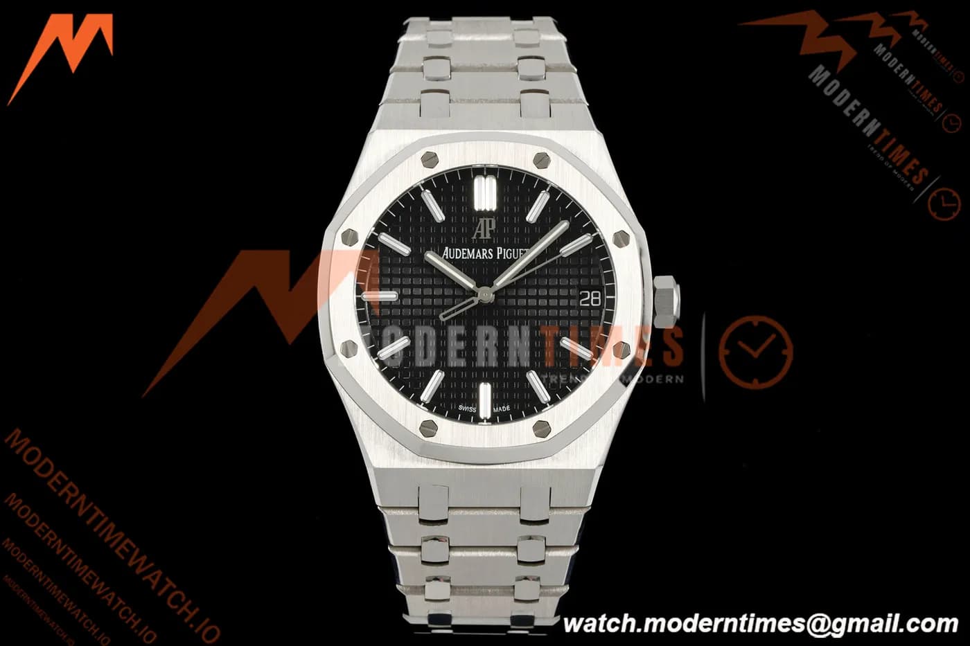 Audemars Piguet - Royal Oak 41mm 15500ST SS/SS Blk/Stk RSF A4302 Mod