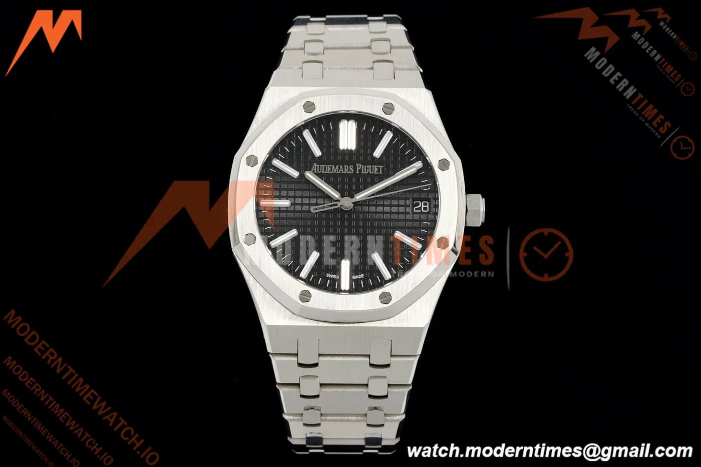 Audemars Piguet - Royal Oak 41mm 15510ST SS/SS Blk/Stk RSF A4302 Mod
