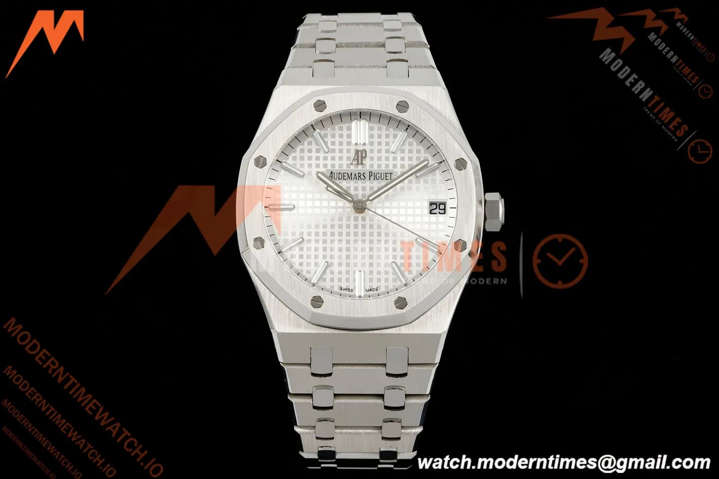 Audemars Piguet - Royal Oak 41mm 15500ST SS/SS Wht/Stk RSF A4302 Mod