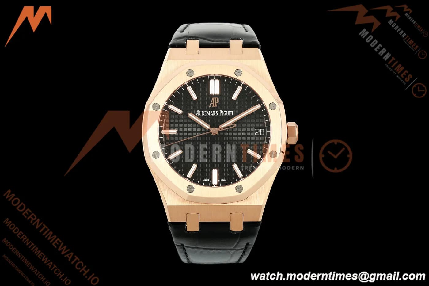 Audemars Piguet - Royal Oak 41mm 15500OR RG/LE Blk/Stk RSF SA4302 Mod