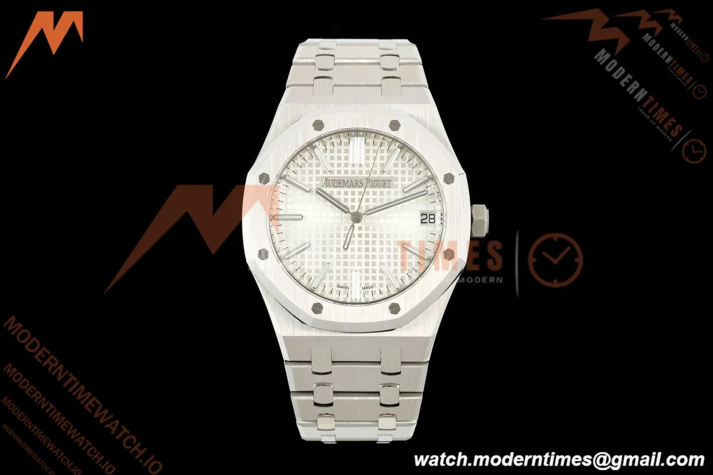Audemars Piguet - Royal Oak 41mm 15510ST SS/SS Wht/Stk DDF DD4302 Mod
