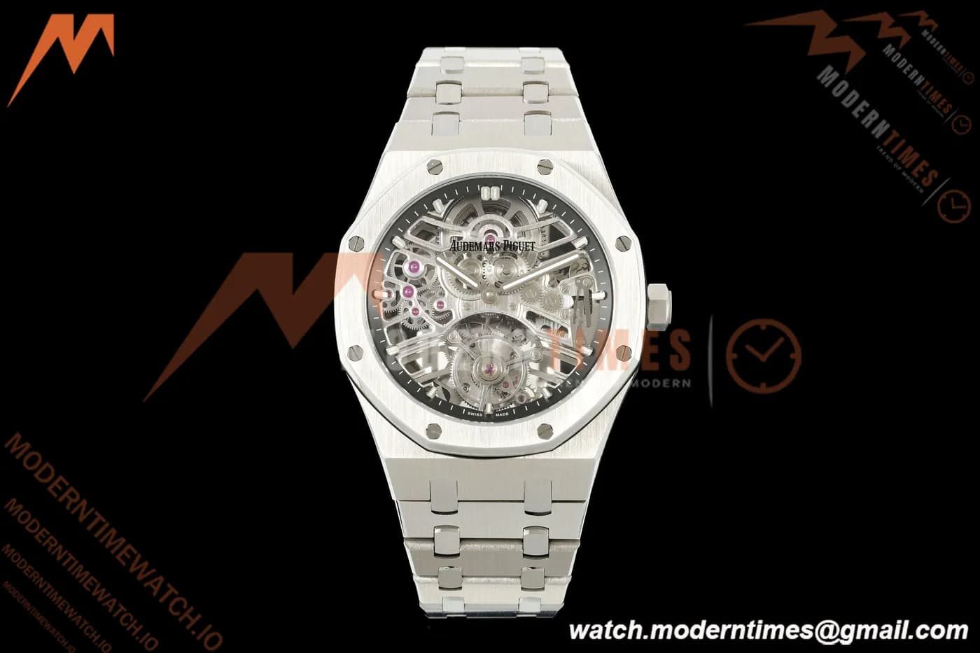 Audemars Piguet - Royal Oak 41mm 26735ST SS/SS Skeleton Dial APPF Tourbillon
