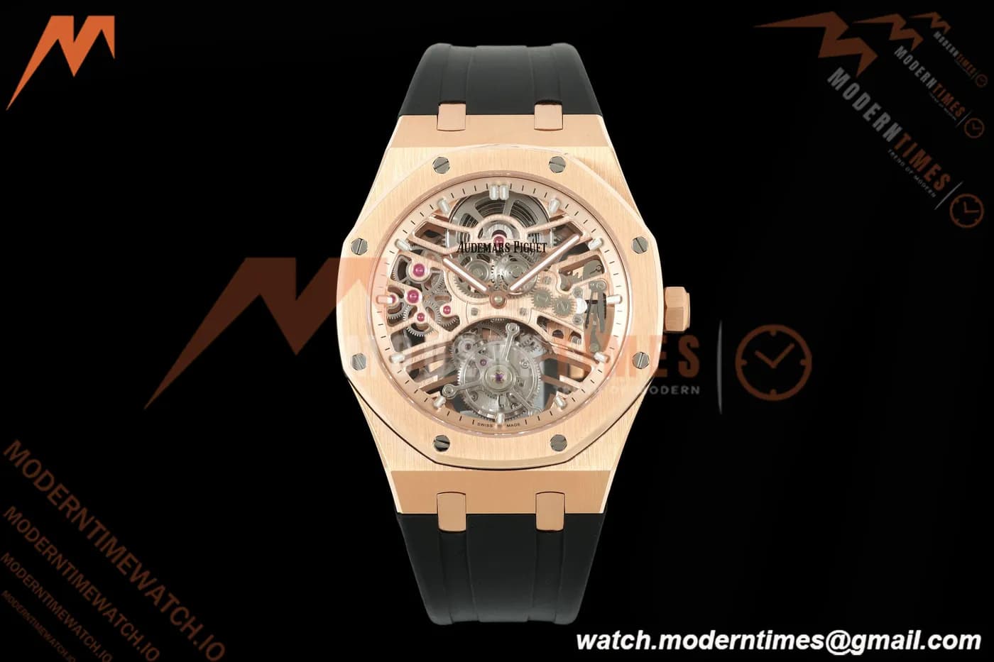 Audemars Piguet - Royal Oak 41mm 26735SG RG/RU Skeleton Dial APPF Tourbillon