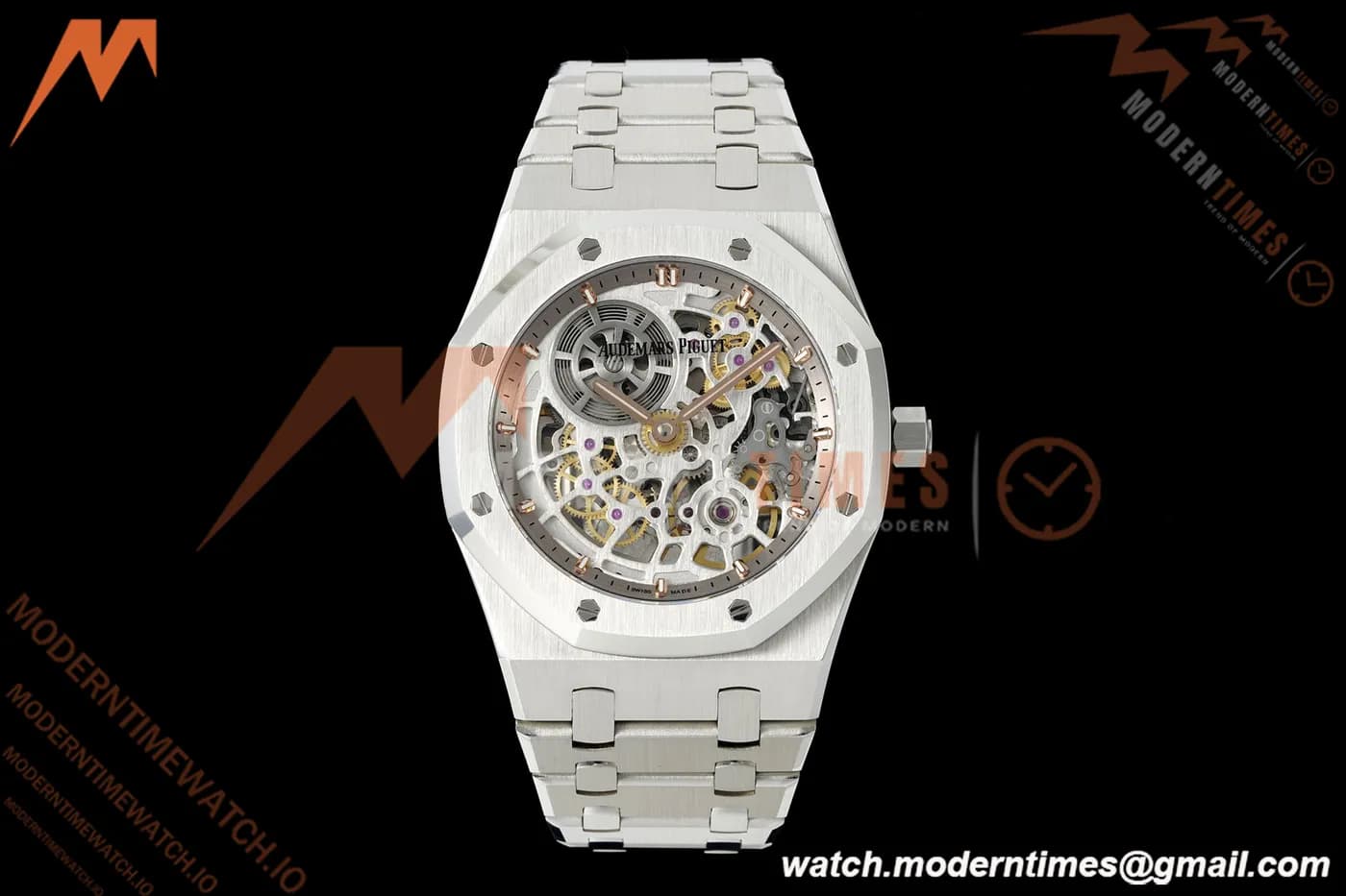 Audemars Piguet - Royal Oak Openworked 39mm 16204ST SS/SS Skeleton Dial ZF A7124