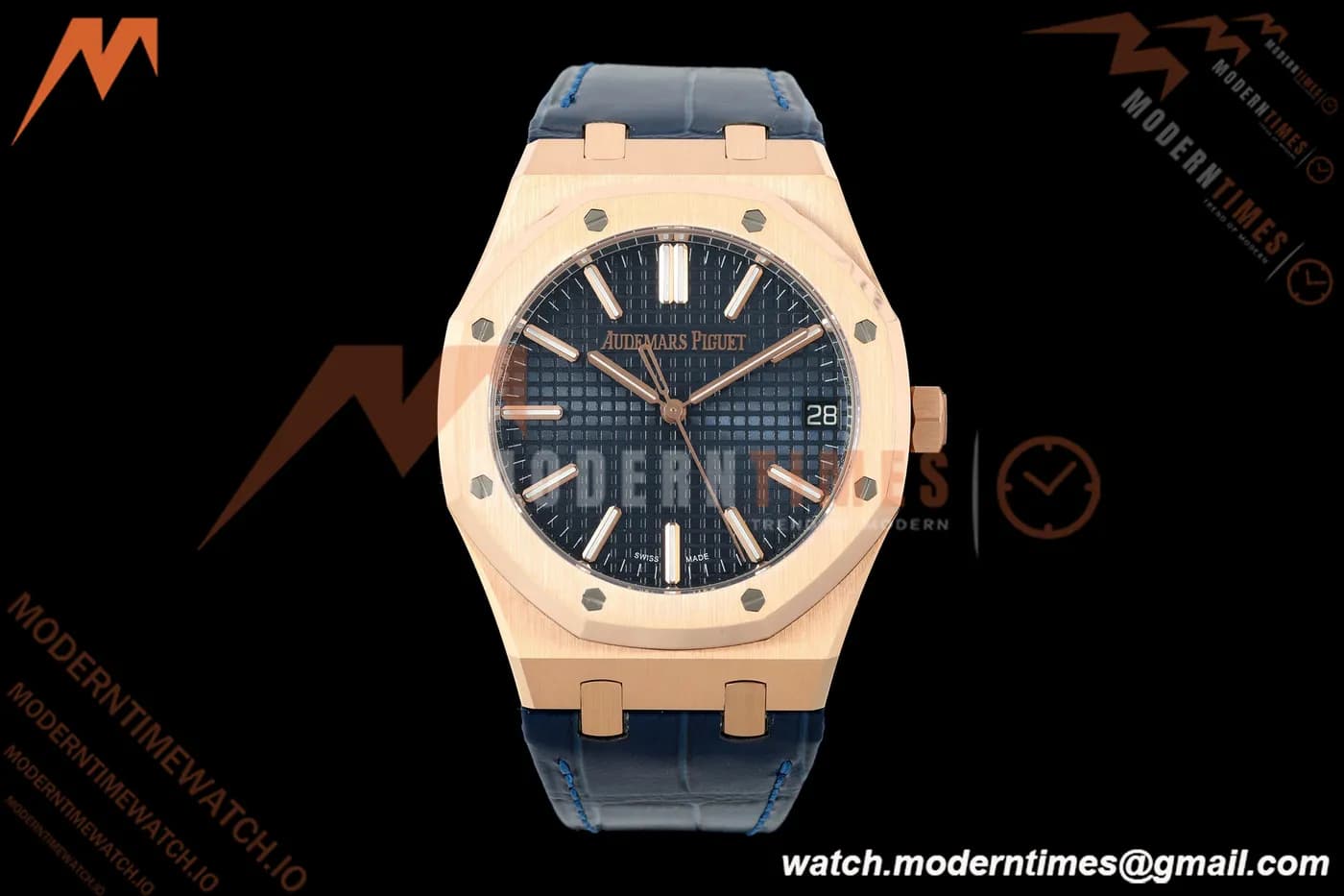 Audemars Piguet - Royal Oak 41mm 15510OR Gain Weight RG/LE Blue Dial DDF DD4302 Mod
