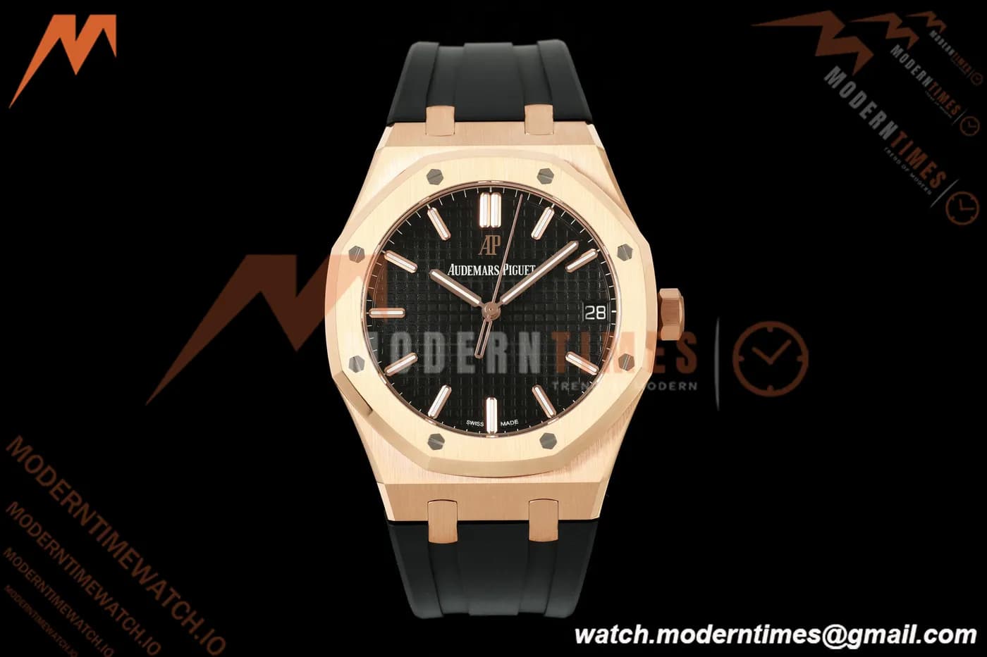 Audemars Piguet - Royal Oak 15500OR 41mm Gain Weight RG/RU Black DDF DD4302