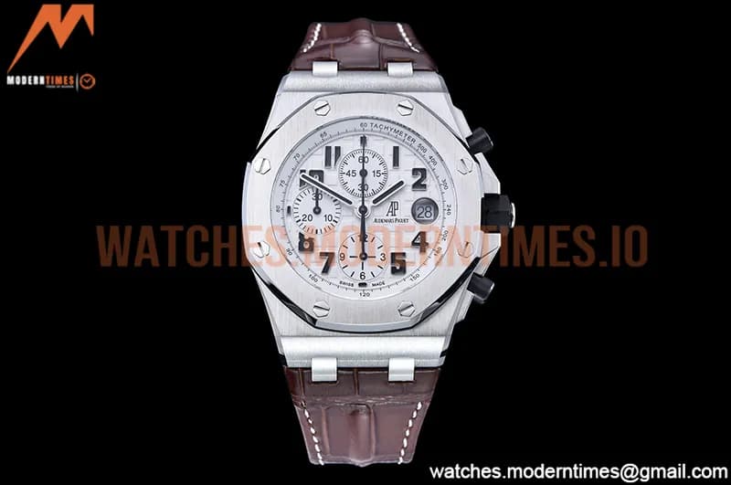 Audemars Piguet - AP ROO Chronograph SS/LE Wht/Num APF 7750 Mod