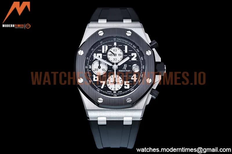 Audemars Piguet - AP ROO Chronograph CER SS/RU Grey/Num APF 7750 Mod