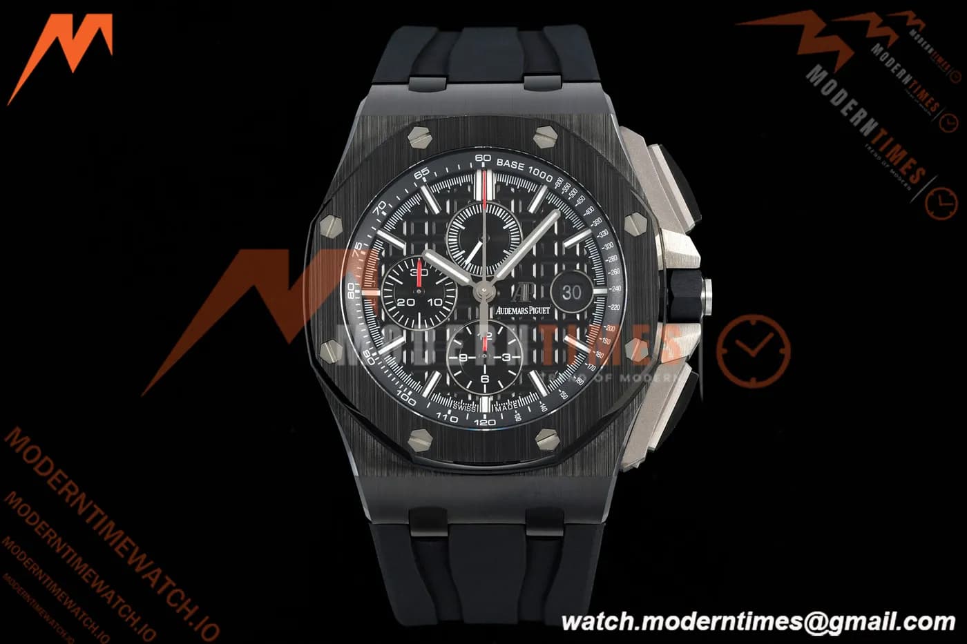 Audemars Piguet - AP ROO Chronograph Sec@12 26402CE 44mm CER/CER/RU Black APJF A3126 Mod
