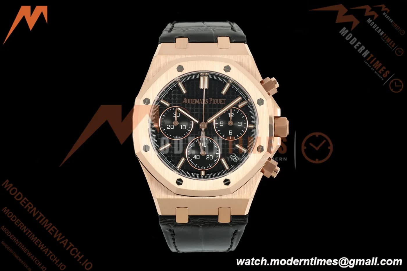 Audemars Piguet - Royal Oak 26240OR Gain Weight 41mm RG/LE Black SWF Dial DDF DD4401