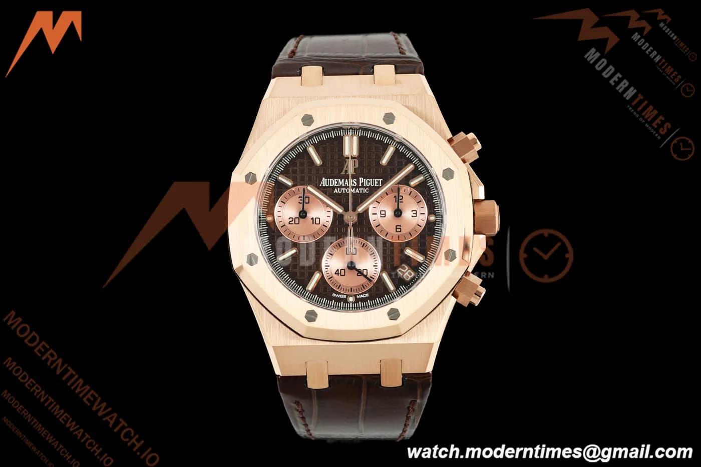 Audemars Piguet - Royal Oak 26331OR Gain Weight 41mm RG/LE Brown SWF Dial DDF DD4401