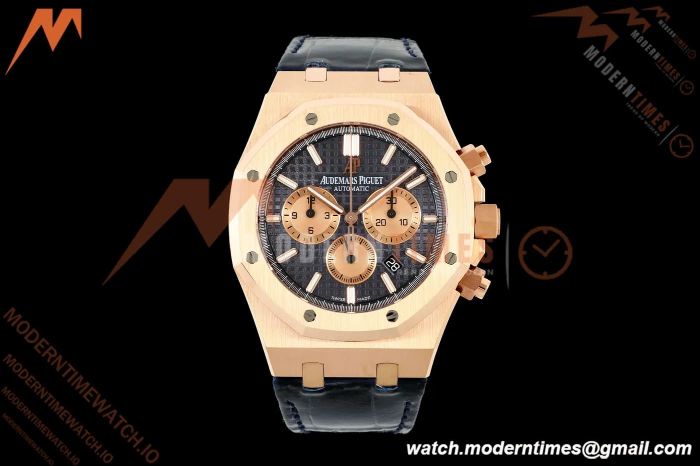 Audemars Piguet - Royal Oak Chronograph 26331OR RG/LE Blu/Stk APWF A2385
