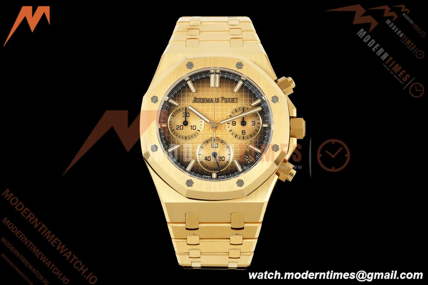 Audemars Piguet - Royal Oak Chrono 26240BA Gain Weight 41mm YG/YG SWF Smoked Gold Dial DDF DD4401