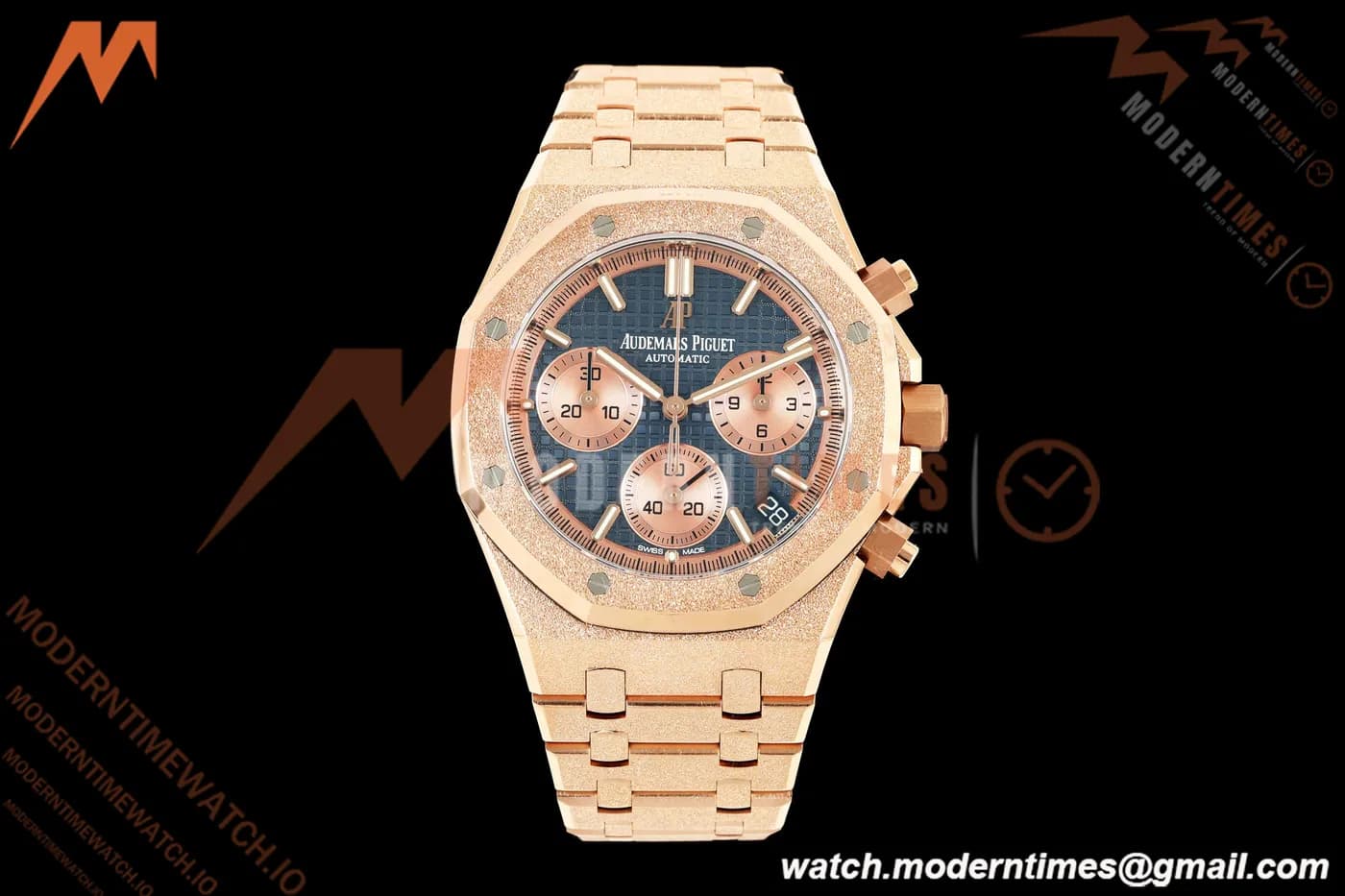 Audemars Piguet - Royal Oak Chrono 26239OR Gain Weight 41mm Frosted RG/RG SWF Blue Dial DDF DD4401