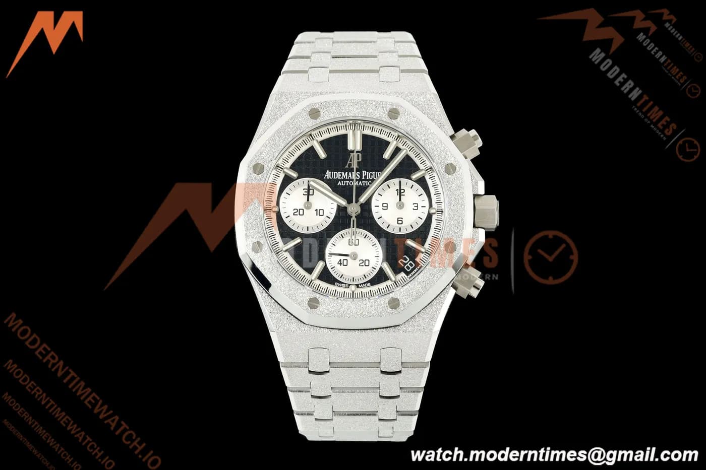 Audemars Piguet - Royal Oak Chrono 26239BC Gain Weight 41mm Frosted SS/SS SWF Black Dial DDF DD4401