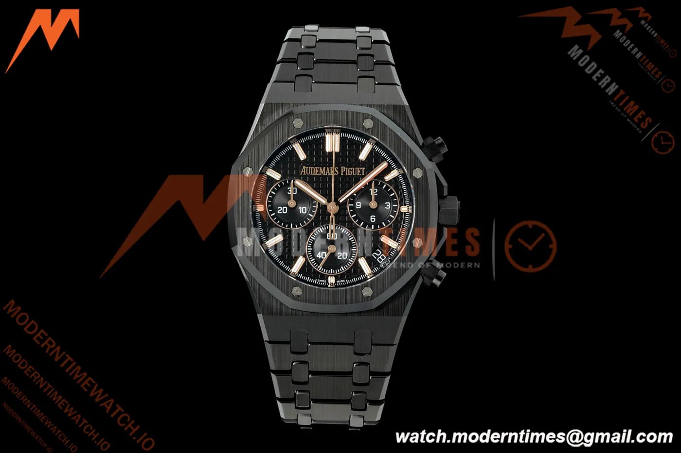 Audemars Piguet - Royal Oak 26240CE 41mm CER/CER Black Dial ZF V2 SA4401 Free Sprung