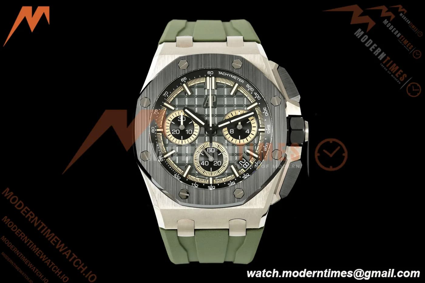 Audemars Piguet - Royal Oak Offshore 26420IO 43mm Ti/CER/RU Green Dial DDF DD4401