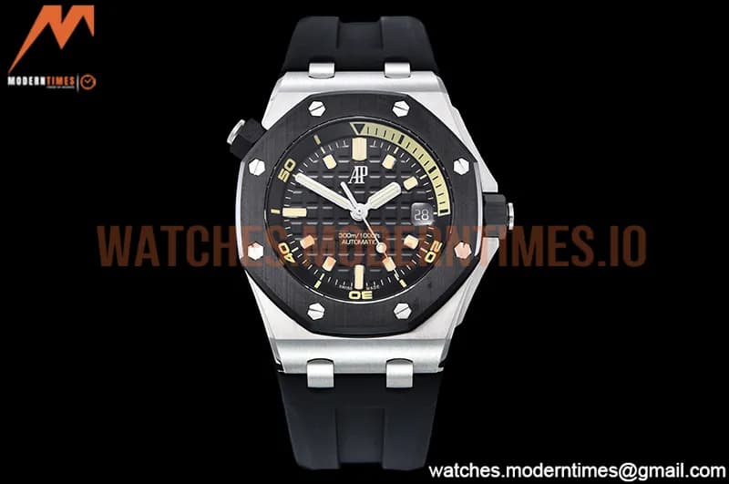 Audemars Piguet - Royal Oak Offshore Diver 15720 SS/RU Black ZF A4308