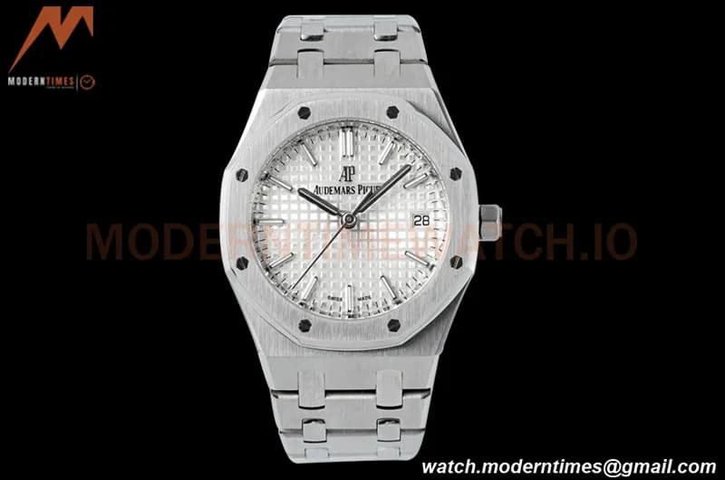 Audemars Piguet - Royal Oak Ladies 34mm 77350ST SS/SS White ZF A5800