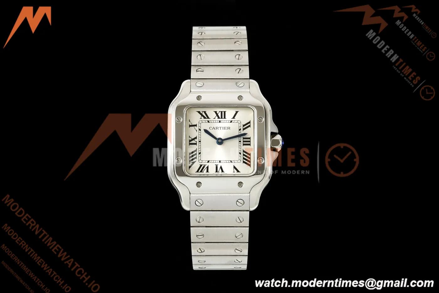 Cartier - Santos De Cartier 27mm SS/SS Silver Dial 8848F Quartz