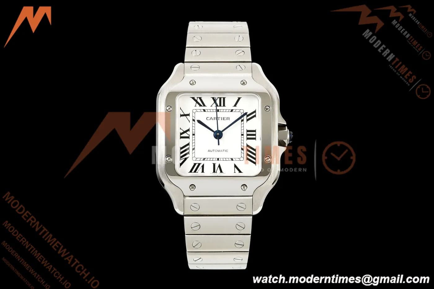 Cartier - Santos De Cartier 35mm Automatic SS/SS White Dial AF MY9015