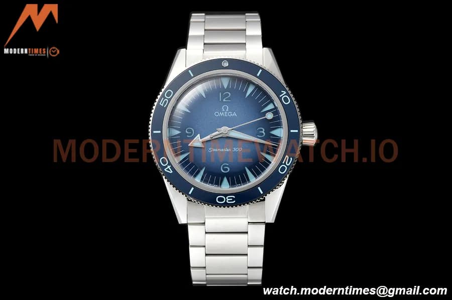 Omega - Seamaster 300m 75Th Anniversary 41mm SS/SS Summer Blue VSF A8912