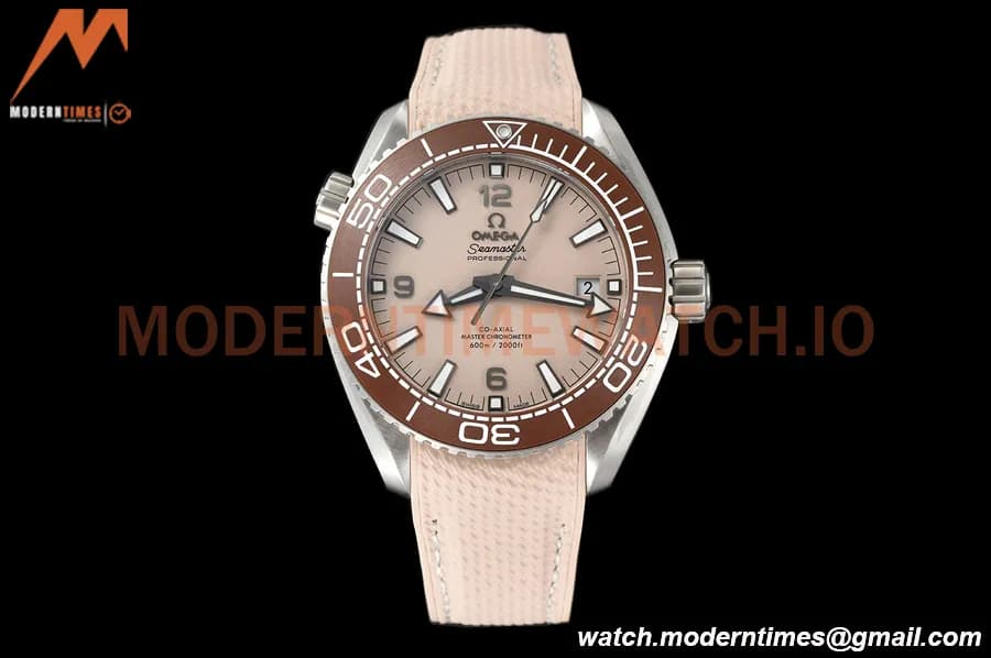 Omega - Seamaster Planet Ocean 600m 43.5mm SS/RU Brz/Cer Beige VSF A8900