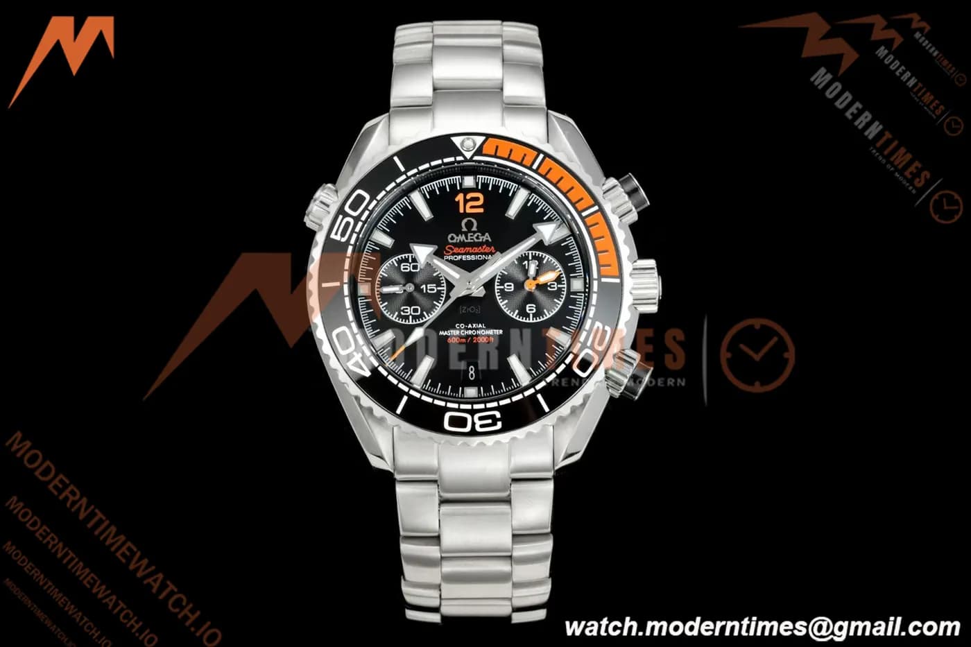 Omega - Seamaster Planet Ocean 600m Chrono 45.5mm SS/SS CER/ORN/BLK TVSF A9900
