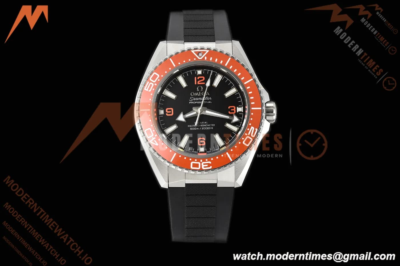 Omega - Seamaster Planet Ocean 600m 42mm SS/RU Orange Ceramic Black Dial VS PLUS A8912