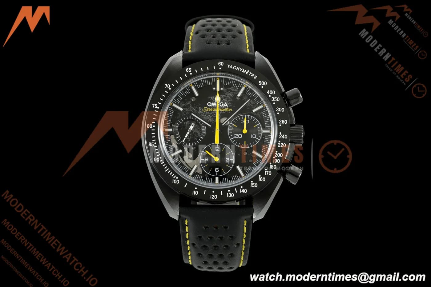 Omega - Speedmaster Dark Side of the Moon Apollo 8 44.25mm CER/RU Moon Surface Skeleton Dial BLSF Cal. 3869 Mod