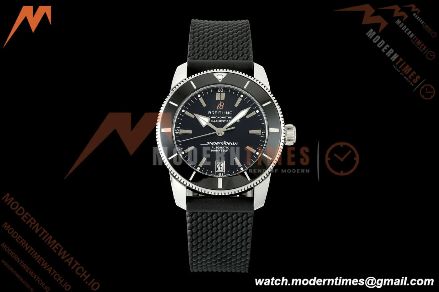 Breitling - Superocean Heritage B20 Automatic 42mm SS/RU Black BLF A2824